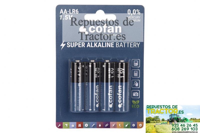 PILAS ALKALINAS LR6 AA